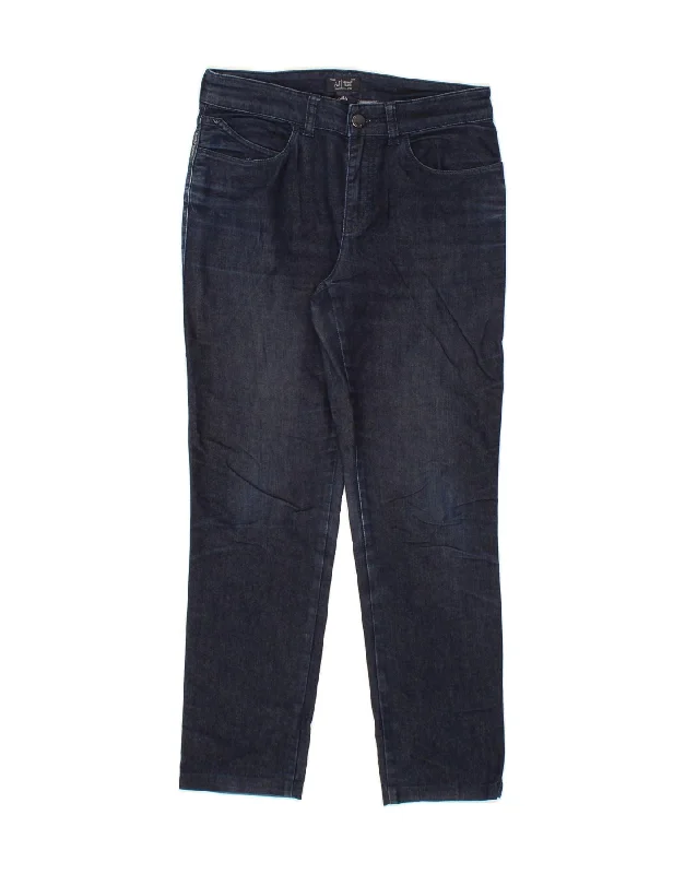 ARMANI Womens Dahlia Slim Jeans W28 L26 Navy Blue Cotton