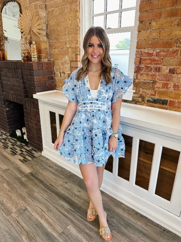 Jacey Blue Lagoon Dress Y2K mini dresses