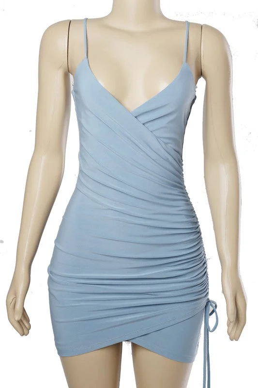 Point Me Out Mini Dress - Blue Beach mini dresses