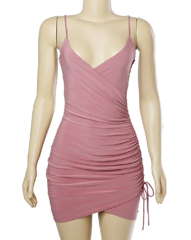 Point Me Out Mini Dress - Mauve Formal mini dresses