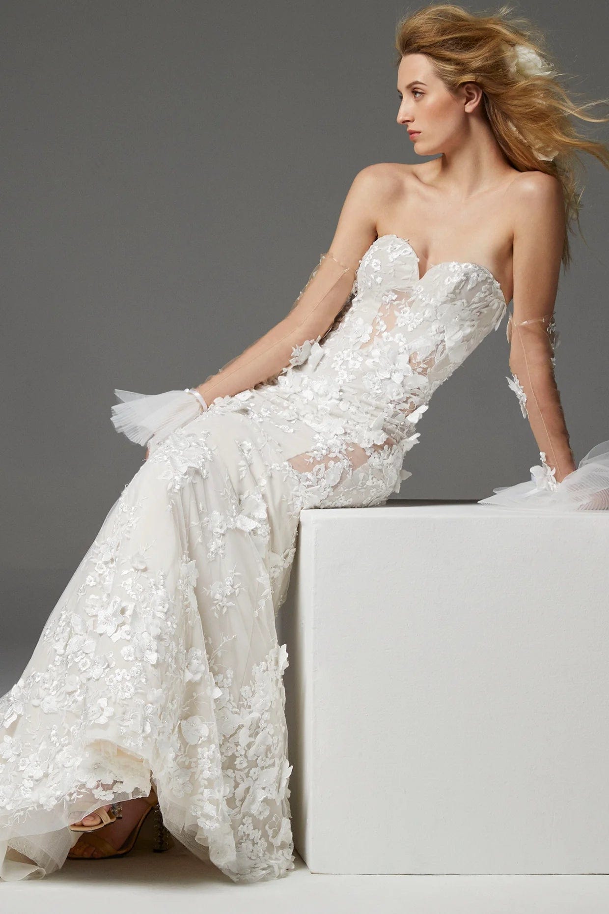 Ines Di Santo Reine [Custom] - Size 12 Elegant A-line Gown