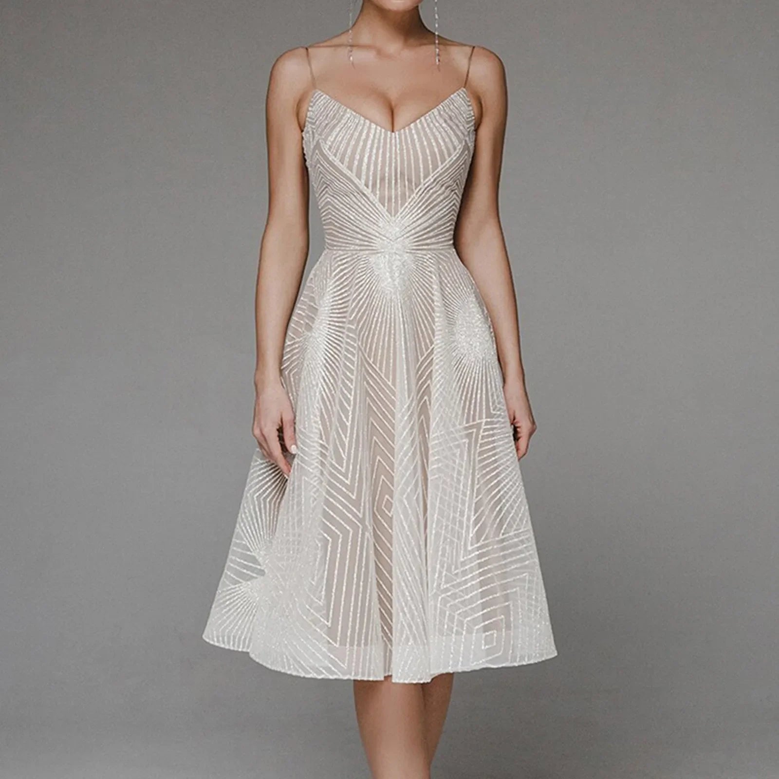 2024 Luxurious Long Formal Party Elegant Evening Midi Dress Strapless midi dresses