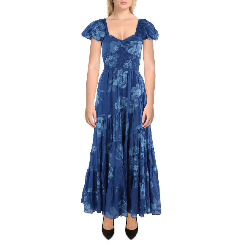 Womens Smocked Tiered Maxi Dress Fashion Nova maxi dresses