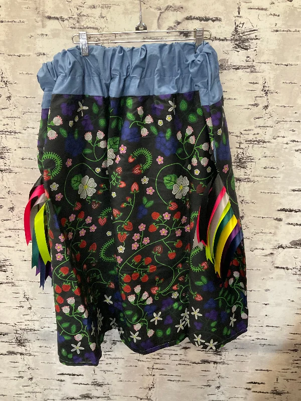 Handmade Grandmother Stories w/ Blue Top Ribbon Skirt Plus size unclassified skirts