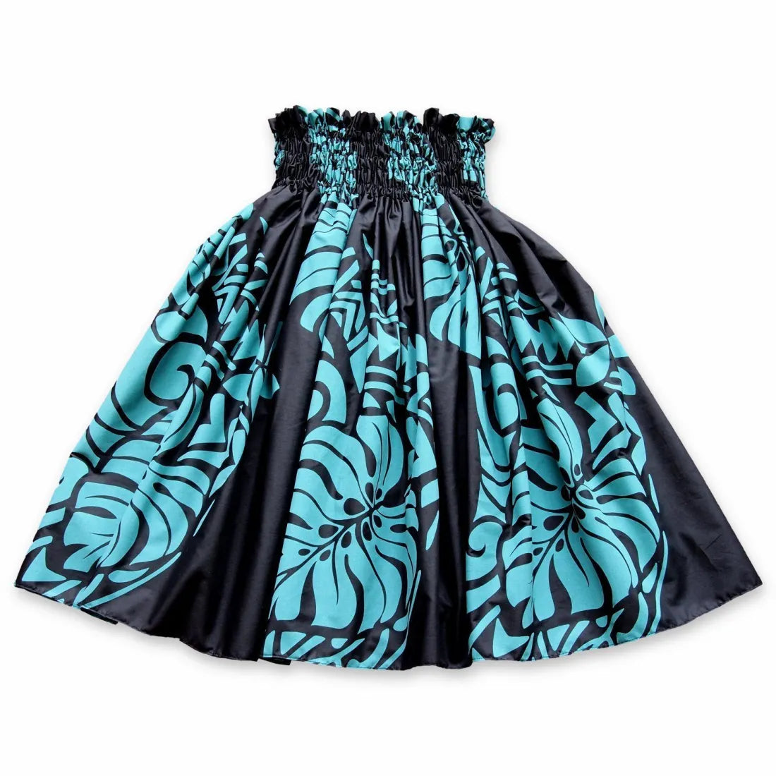 Monstera Black Single Pa'u Hawaiian Hula Skirt Low-rise unclassified skirts