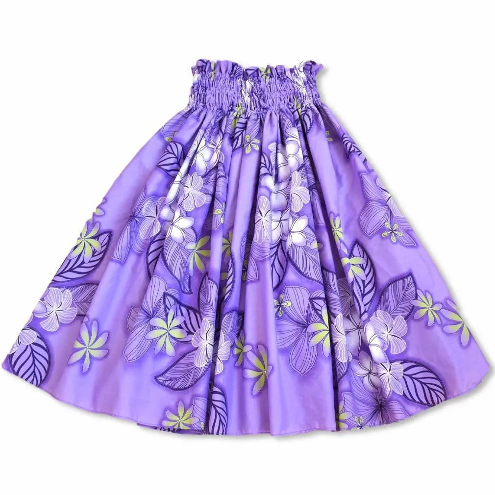 Plumeria Shower Purple Single Pa'u Hawaiian Hula Skirt Preppy unclassified skirts