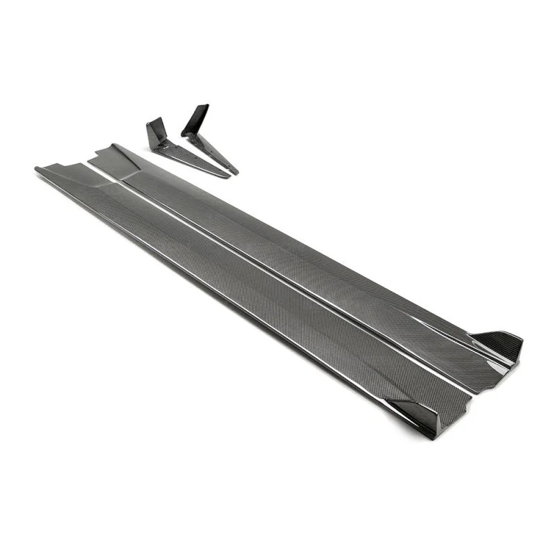 Seibon 17-19 Infiniti Q60 TB-Style Carbon Fiber Side Skirts Slit unclassified skirts