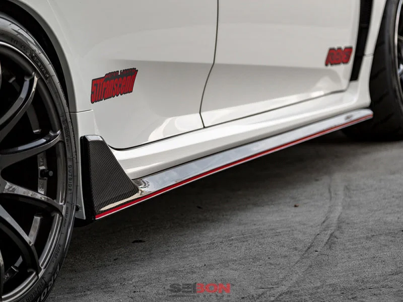 Seibon 2017 Honda Civic Type R OEM Carbon Fiber Side Skirts Satin unclassified skirts