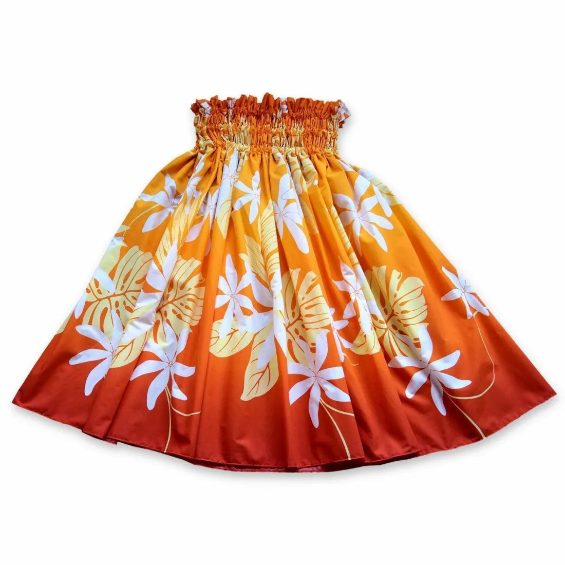 Sundance Orange Single Pa'u Hawaiian Hula Skirt Luxury unclassified skirts