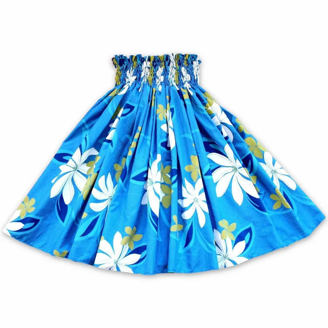 Tiare Blue Single Pa'u Hawaiian Hula Skirt Tiered unclassified skirts