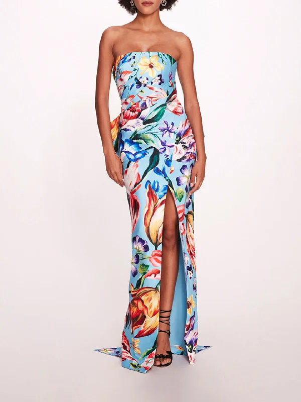 Mikado Gown Comfortable party dresses for all-night wear